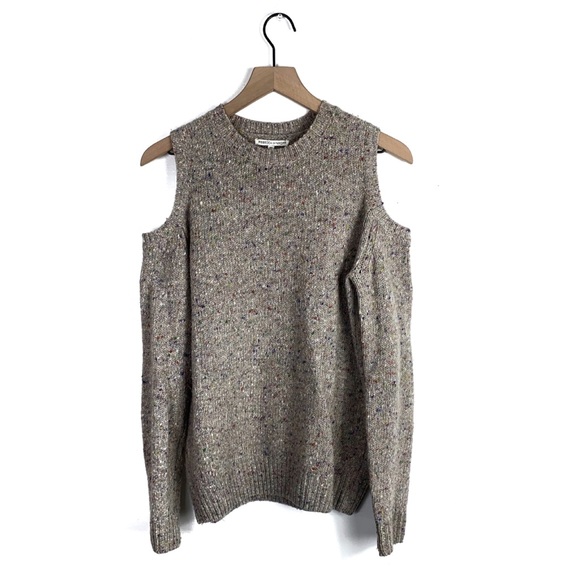 Rebecca Minkoff Sweaters - Rebecca Minkoff Cold Shoulder Marled Sweater